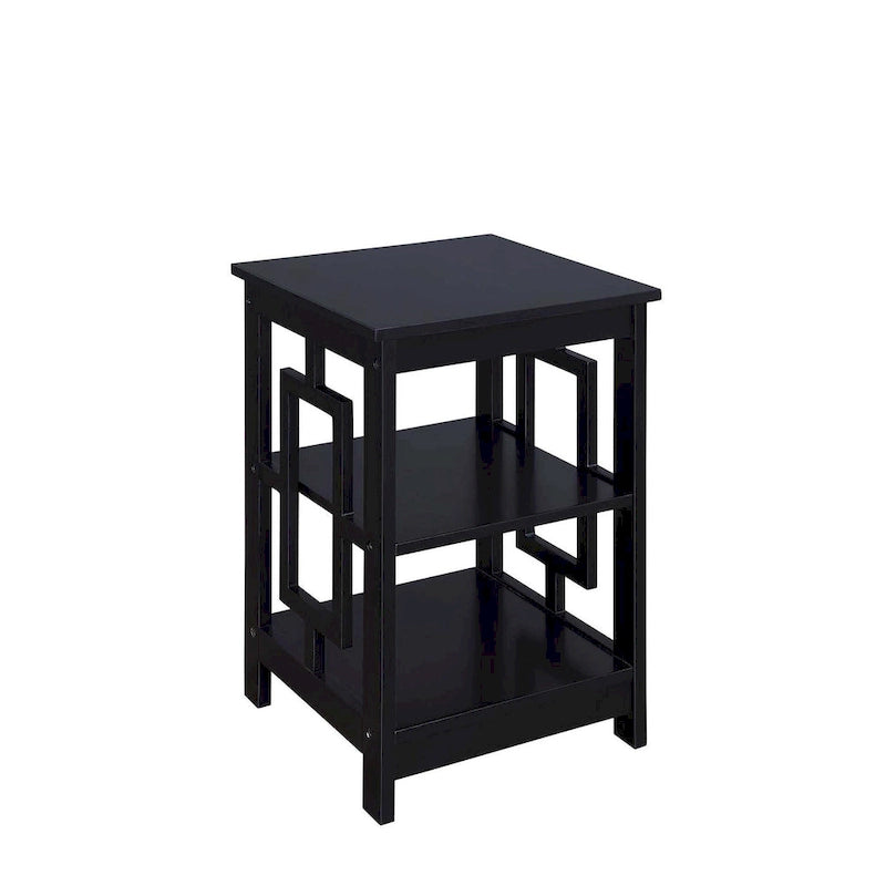 Table d'appoint avec étagères