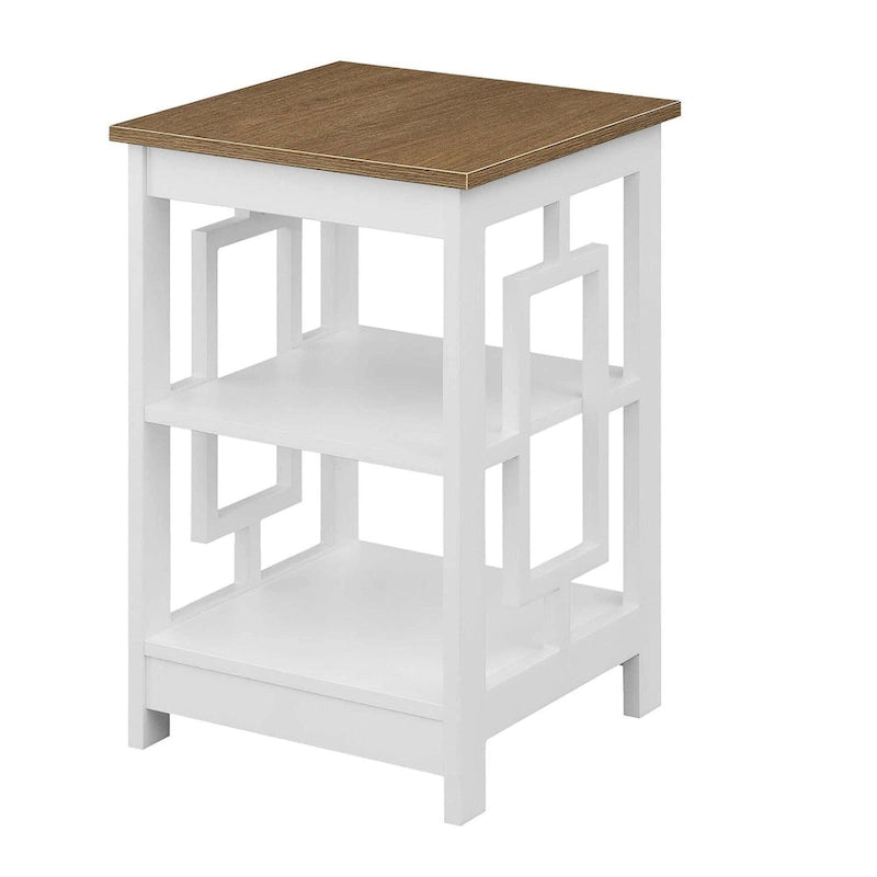 Table d'appoint avec étagères