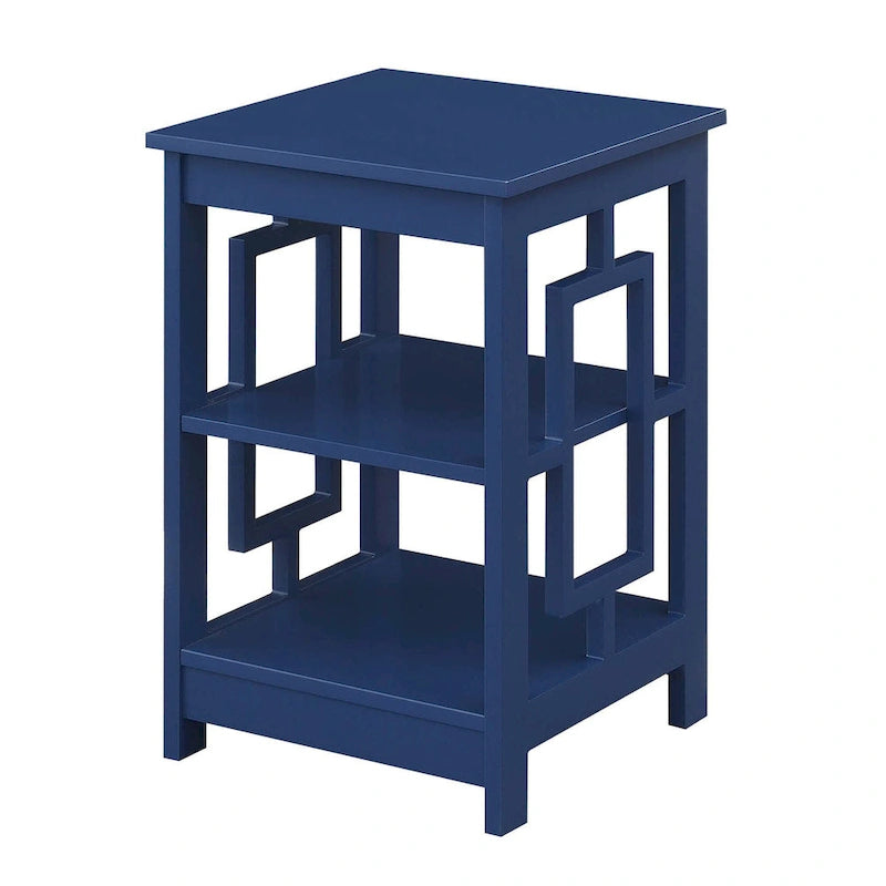 Table d'appoint avec étagères