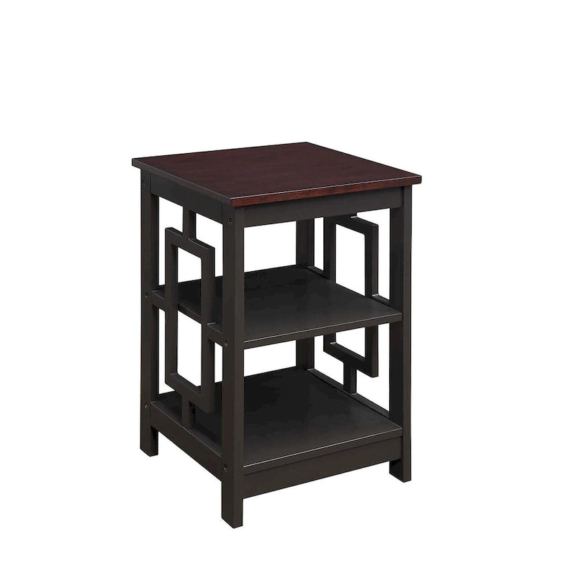 Table d'appoint avec étagères