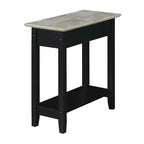 Table d'appoint relevable avec station de charge et étagère