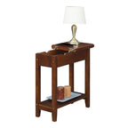Table d'appoint relevable avec station de charge et étagère