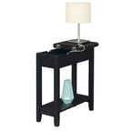 Table d'appoint relevable avec station de charge et étagère