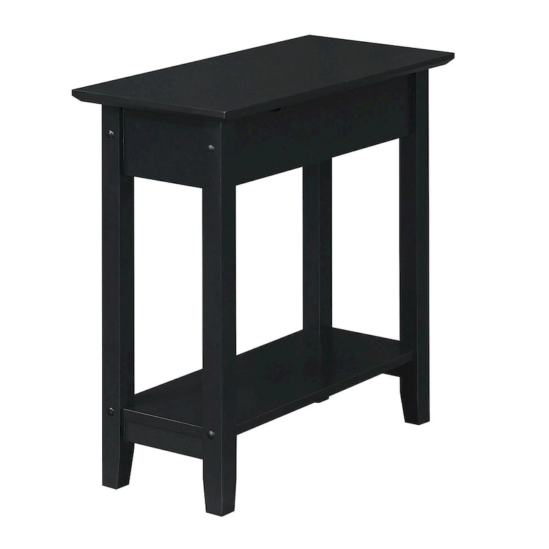 Table d'appoint relevable avec station de charge et étagère
