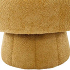 Fauteuils pivotants à 360° en tissu bouclé, avec assise large et rembourrée