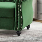 Fauteuil club Chesterfield avec capitonnage