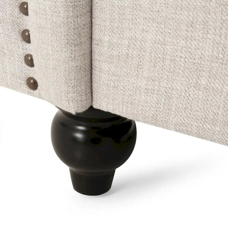 Fauteuil club Chesterfield avec capitonnage