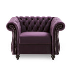 Fauteuil club Chesterfield avec capitonnage