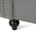 Fauteuil club Chesterfield avec capitonnage