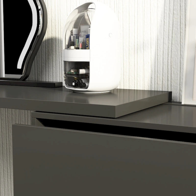 Coiffeuse rotative avec 6 tiroirs