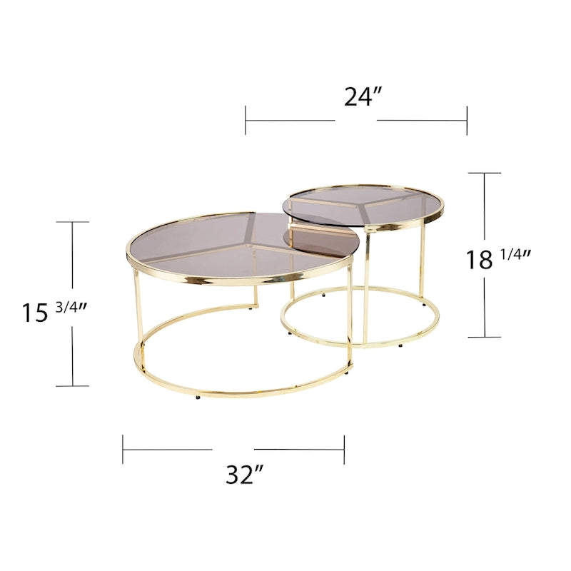 Table basse gigogne moderne