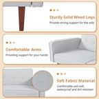 Canapé-lit futon avec mousse à mémoire de forme, causeuse convertible pliable