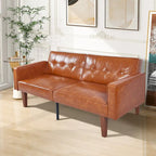Canapé-lit futon avec mousse à mémoire de forme, causeuse convertible pliable