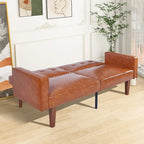 Canapé-lit futon avec mousse à mémoire de forme, causeuse convertible pliable