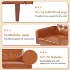 Canapé-lit futon avec mousse à mémoire de forme, causeuse convertible pliable