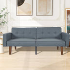 Canapé-lit futon avec mousse à mémoire de forme, causeuse convertible pliable