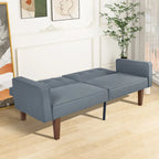 Canapé-lit futon avec mousse à mémoire de forme, causeuse convertible pliable