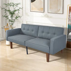 Canapé-lit futon avec mousse à mémoire de forme, causeuse convertible pliable