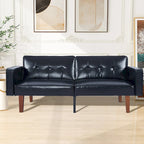 Canapé-lit futon avec mousse à mémoire de forme, causeuse convertible pliable