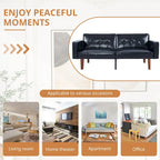 Canapé-lit futon avec mousse à mémoire de forme, causeuse convertible pliable