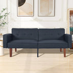 Canapé-lit futon avec mousse à mémoire de forme, causeuse convertible pliable