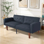 Canapé-lit futon avec mousse à mémoire de forme, causeuse convertible pliable