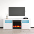Meuble TV cheminée électrique de 58 pouces