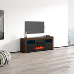 Meuble TV cheminée électrique de 58 pouces