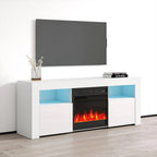 Meuble TV cheminée électrique de 58 pouces