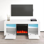 Meuble TV cheminée électrique de 58 pouces