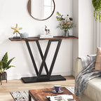 Console étroite de 43 pouces pour entrée et salon