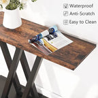 Console étroite de 43 pouces pour entrée et salon
