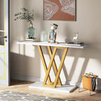 Console étroite de 43 pouces pour entrée et salon