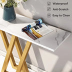 Console étroite de 43 pouces pour entrée et salon