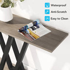 Console étroite de 43 pouces pour entrée et salon
