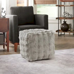 Pouf carré rembourré