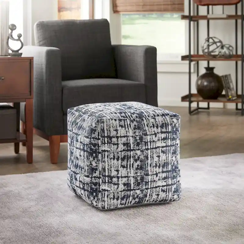 Pouf carré rembourré