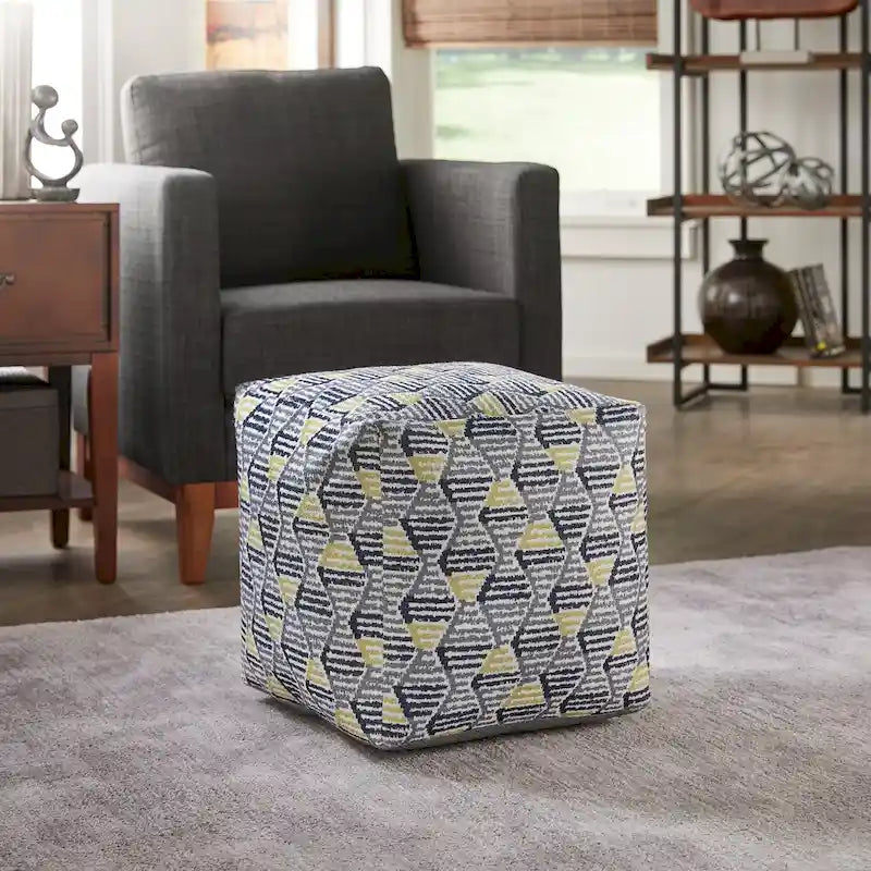 Pouf carré rembourré