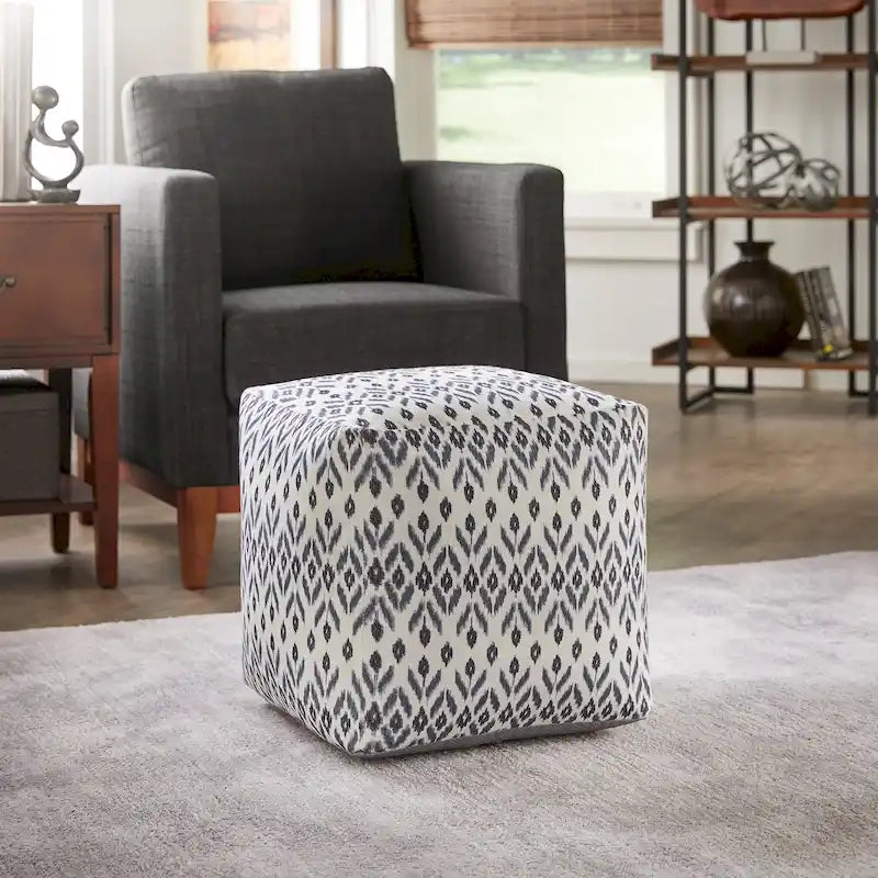 Pouf carré rembourré