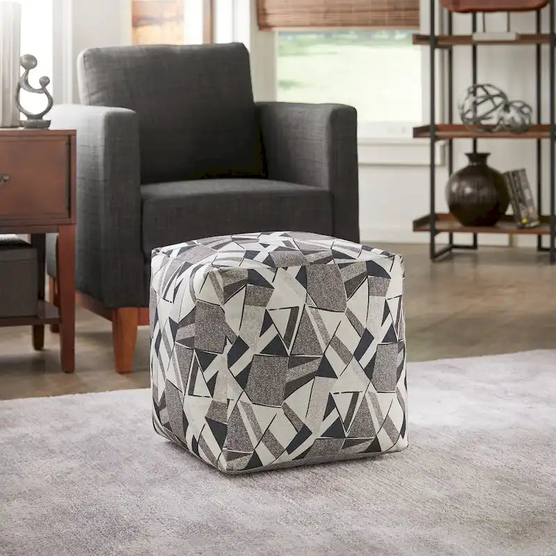 Pouf carré rembourré