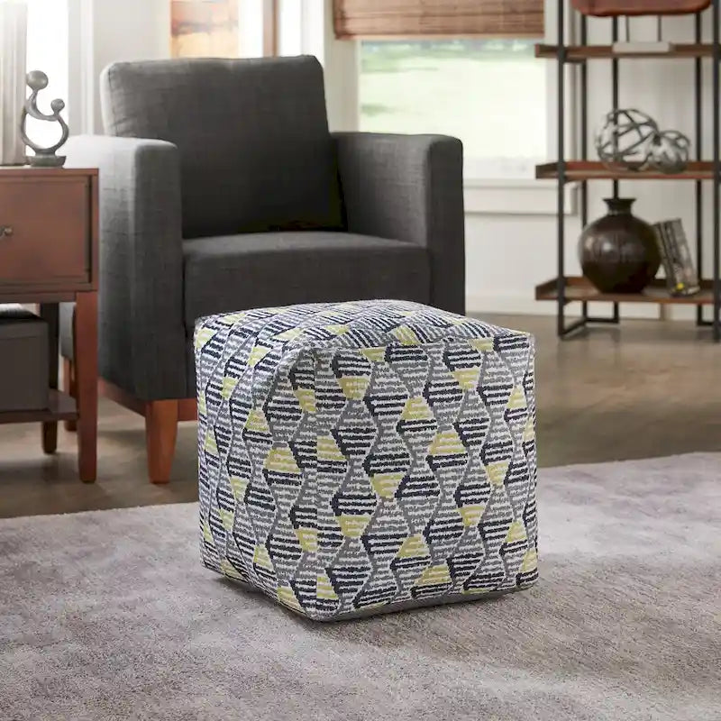 Pouf carré rembourré