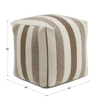 Pouf carré rembourré