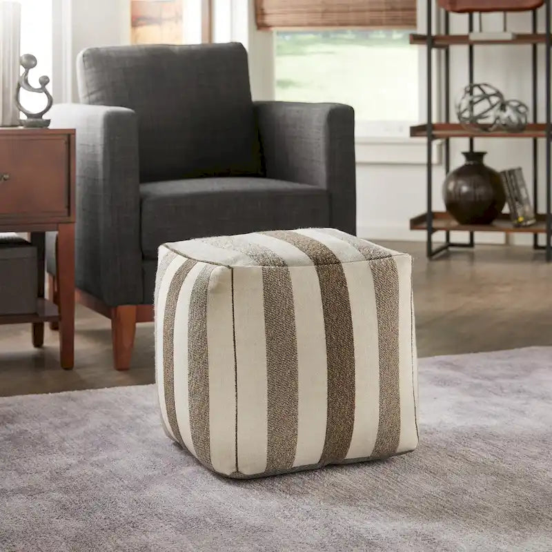 Pouf carré rembourré