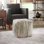 Pouf carré rembourré