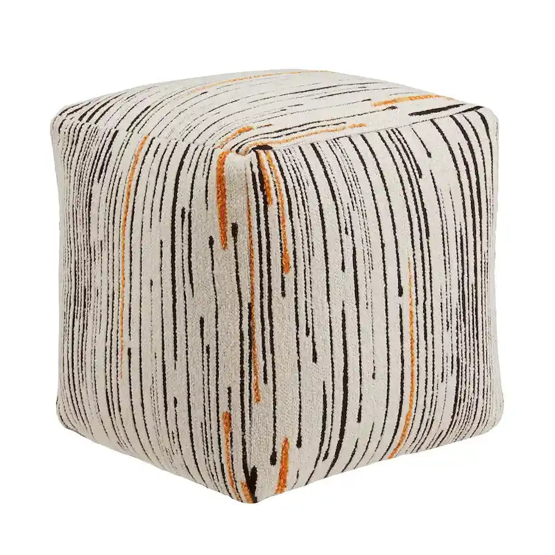 Pouf carré rembourré