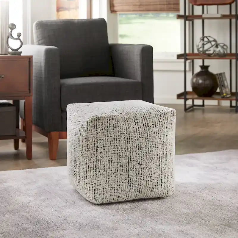 Pouf carré rembourré