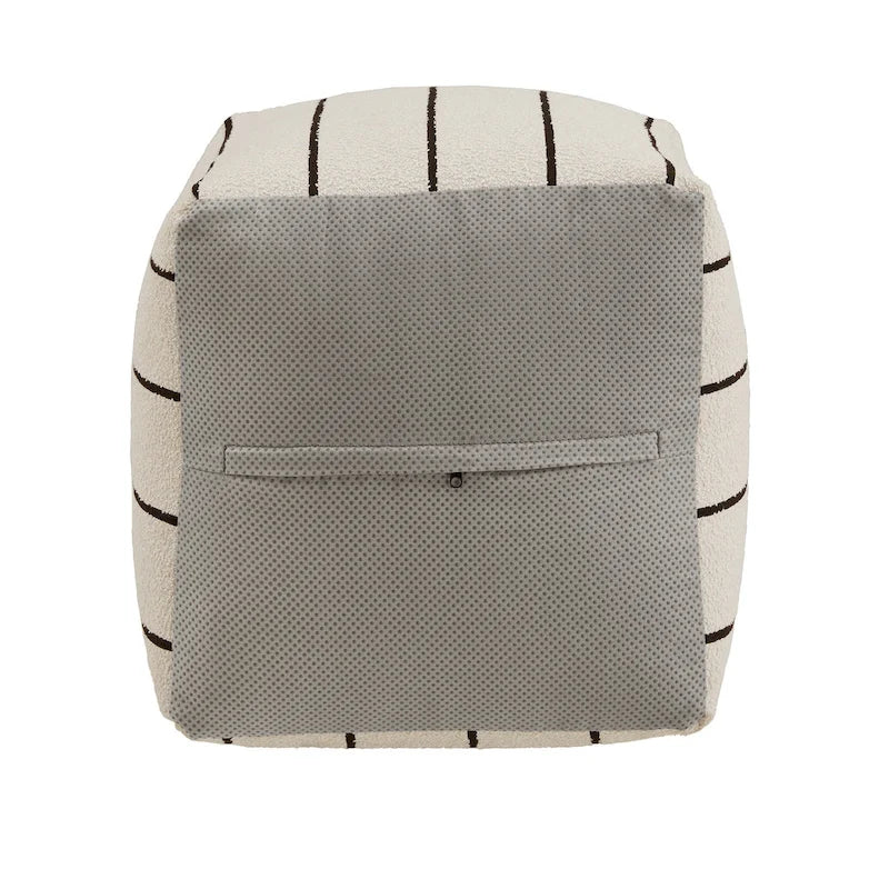 Pouf carré rembourré