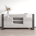 Buffet bahut moderne de 64,5 pouces avec rangement
