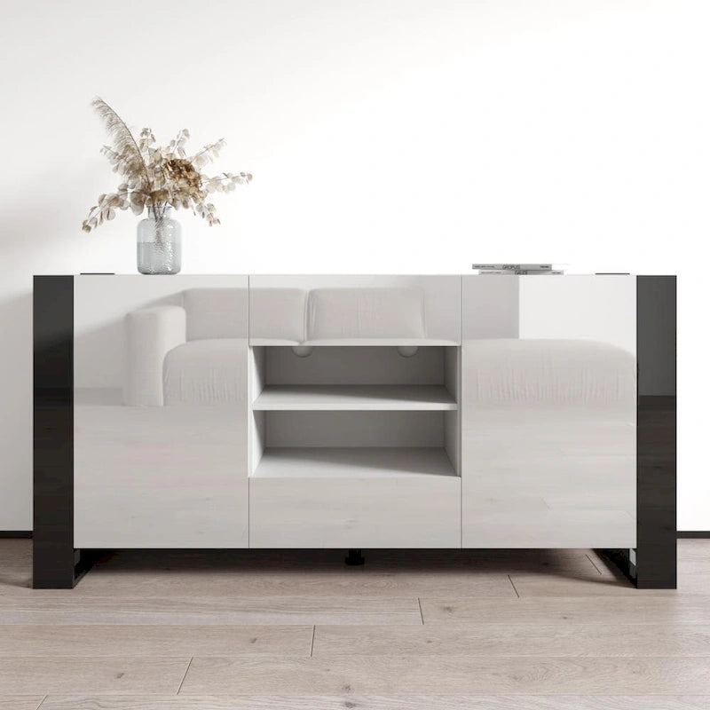 Buffet bahut moderne de 64,5 pouces avec rangement