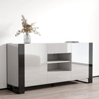 Buffet bahut moderne de 64,5 pouces avec rangement